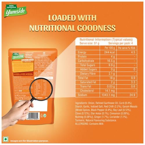 Tata Sampann Yumside Lucknowi Style Nihari Gravy- Ready To Cook, 150 g-3.webp